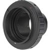 Diyeeni Anello adattatore per telescopio, lega di alluminio T2-EOS da 1,25 pollici per telescopio per Canon EOS Mount Camera T-ring, per Canon EOS 5D, 5D Mark II, 50D