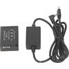 Mtlavishness Mtlavishishishing LP E17 batteria fittizia con adattatore di alimentazione di tipo C per potenza continua della fotocamera ideale per tiro interno ed esterno compatibile con