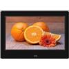 HaDLaM Cornice digitale, cornice digitale da 7 pollici, risoluzione 800 x 480, display 16:9 Full IPS, lettore di immagini/musica/video, supporto USB e scheda SD