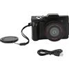 Mtlavishness Mtlavishishishing Vloggg Vlogging Camera 13 × 10 × 9 16 MP Video videocamera digitale 1080p Schermata a fogli mobili da 180 gradi 2.4 pollici LCD TFT Display 16x Digital Zoom 1