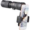 ASYQ 10-300x40mm Bak4 Prisma Cannocchiale Telescopi Monoculari con Supporto per Smartphone e Treppiede per Adulti Bird Watching Campeggio Escursionismo