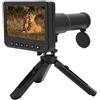 Yanmis Fotocamera Telescopio Digitale, Ingrandimento 50x, Schermo LCD 5.0, Foto e Video HD, Metodi di Visualizzazione Multipli per la Caccia Esterna (Presa UE)