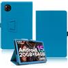 yystao Custodia protettiva per DOOGEE TAB A9+ 11 pollici, yystao PU Custodia protettiva compatibile con DOOGEE TAB A9+ - cinturino da polso, design completamente avvolgente pelle testurizzato, azzurro