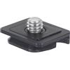 FEICHAO Piastra a sgancio rapido tipo V da 1/4 '' a 2/3 slot per schede adattatore base treppiede per fotocamera SLR Cage accessori cardanici (base a vite tipo B 1/4)