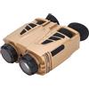 PUSOKEI Binocolo Digitale con Fotocamera, Binocolo WiFi 4K per Visione Notturna con Doppio Schermo da 1,3, Zoom Ottico 8X e Digitale 16X, Batteria da 3000mAh per Birdwatching Concerti (YELLOW)