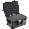 PELI 1607 Air Trolley Leggero per Droni, Lampade da palco, Flash Studio e Attrezzatura Foto, Impermeabile e anti polvere, 63L di Capacità, Fabbricato in USA, Con schiuma personalizzabile, Nero