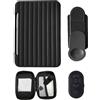 Vitsrisea Clip Specchietto Riflessione per Fotocamera Telefono,Clip Regolabile per Riflesso Fotocamera Cellulare - Rotazione 360 Gradi Telecomando Wireless per Scatto per Cellulare per Viaggio Selfie