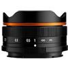 ZGWKMAC Compatibile con obiettivo grandangolare Fisheye APS-C Canon EF-M 10mm F5.6 M4/3 EZX Mirrorless Camera(Black bundle 1,RF)