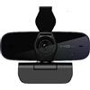 AUBEST Webcam, Webcam Full HD1080p 60FPS Messa a fuoco automatica con copertura for la privacy rimovibile Flusso con microfoni USB Software incluso