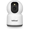 Sricam Italia SH038 TELECAMERA WIFI IP Modello SH038 telecamera wifi 5ghz e 2,4ghz ip camera wireless infrarossi 4.0 megapixel HD IR CUT NVR P2P Supporto SD AUDIO Motorizzata SriHome