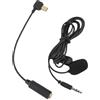 Aumotop Kit Mini Microfono da 3,5 Mm per con Cavo Adattatore