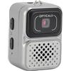 Sxhlseller Fotocamera Portachiavi 1080P con Scheda da 64 GB, Mini Videoregistratore Digitale Schermo da 0,96 Pollici - Videocamera Tascabile Ricaricabile da 2 MP per Viaggi e Vlogging (GREY)