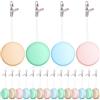 Toyvian Pulisci Schermo Macaroon 18 Pezzi in Pp e Silicone per Elettronica | Rimuove Impronte e Macchie, anche Obiettivi Fotocamera, Pendente Decorativo per Borse e Telefoni