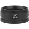 Generic Accessori per telescopi WD165 0,5X 0,7X 1,5X 2,0X Obiettivo ausiliario Filettatura 48mm Lente di Barlow for microscopio stereoscopico Oculare per telescopio(2.0X)