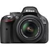 Nikon D5200 - Fotocamera SLR digitale, 24,1 Megapixel, Display TFT da 3 pollici, Full HD, HDMI