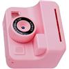FIRSTXIU Videocamera compatta per bambini con obiettivo anteriore e posteriore da 40 MP e stampante fotografica integrata per bambini fotocamera digitale per bambini