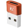 TFAOYS Adattatore in metallo da femmina a maschio USB Tipo C 6 a Convertitori di ricarica rapida Design compatto Compatibilità dispositivo Adattatore C in metallo
