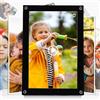 Cuifati Cornice Digitale da 10,1 Pollici, Cornice Digitale WiFi con Touch Screen 1280x800, Cornice Elettronica, Memoria Incorporata da 32 GB, Rotazione Automatica, Condivisione Cloud (BLACK)