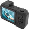 Diyeeni Fotocamera 4K Impermeabile, Zoom 10x da 65 MP, Fotocamera Digitale Subacquea da 33 Piedi con Doppio Schermo e Torcia SOS, 2500 MAh, Filtri di Movimento, per Snorkeling,