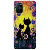 MUTOUREN Cover per Oneplus 8T Custodia in Silicone TPU Trasparenti Ultra Sottile Antigraffio Antiurto Protettivo Case con Pellicola Proteggi Schermo, Pittura e Gatto