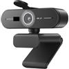 TIEOAXFT Webcam 4K Streaming Web Camera 1080P 60FPS Autofocus USB Computer 73° Cam con doppio microfono for PC/Laptop