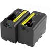 CQJFCYBRA Batteria Da 5200mAh NP-F770 NP-F750 NP F770 Np F750 750 + Caricabatterie USB LED, Compatibile For Sony, For NP-F550 NP-F770 NP-F750 F960 F970(2 USB Battery)