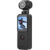 ZAICOLER Fotocamera Corpo 5K Ultra HD, Grandangolo 150° Rotazione 270° Stabilizzazione ELS 1000mAh Tipo C Fotocamera Vlog con Microfono Time Lapse Slow Motion Telecamere Portatili
