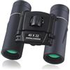 GeFSDOU Potente Binocolo 40x22 Hd 2000 m Lungo Raggio Pieghevole Mini Telescopio Bak4 Fmc Ottica per la Caccia Sport Outdoor Camping Viaggi