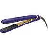 PIÙ GAMMA + ITALIA GAMMAPIU' Piastra per Capelli Donna+, Ferro, Ceramica con Polvere di Diamante, Effetto Liscio a Lungo, 3 Temperature, Riscaldamento Rapido, Autospegnimento (Viola Opaco)