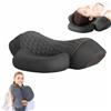 YUNFAN Fisiorest 3 in-1 Neck Massager,2025 New Ergonomic Design Artuvate Neck Massager,Deep Massage and Relaxation,Sleep Aid Easily Corrected Necks Hump and Relieved Discomfort (Black)