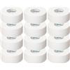 SPAS SRL Strappal nastro taping sportivo anelastico professionale tape zigrinato all'ossido di zinco per bendaggi funzionali, stabilizzazione articolare, fisioterapia e sport | latex free | 2,5 cm x10 m 12 pz