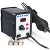 HuKaiL Stazione di saldatura 858D, 700 W, stazione di saldatura ad aria calda con 100 °C ~ 500 °C, indicatore LED, pistola termica con 3 ugelli per saldatura e dissaldatura di acciaio inossidabile e