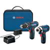 BOSCH 12 Volt Max Lithium-Ion 2-Tool Cordless Combo Kit CLPK241-120
