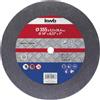 kwb Disco da taglio in metallo, 355 mm, spessore 3,2 mm, per seghe da taglio, tagliatrici e taglierini, con rinforzo in fibra di vetro, legato in resina, foro 25,4 mm