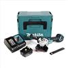 Makita DGA 513 RF1J - Smerigliatrice angolare a batteria 18 V 125 mm Brushless + 1 batteria 3,0 Ah + caricatore + Makpac