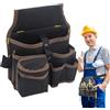 Kustimantu Cintura portautensili con imbracature, borsa da lavoro versatile | Organizzazione cintura multifunzione impermeabile per giardinieri, falegnami, elettricisti con scomparti per