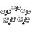 DORFEY Kit di membrana del carburatore da 15 pezzi, pompa di adescamento e guarnizione della membrana n. 795083 495770, adatto for b-r-i-g-g-s & s-t-r-a-t-t-0-n 494408 694394