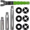 Generic Chiave Smerigliatrice E Estensione - Chiave Smerigliatrice Regolabile Chiave Smerigliatrice Con Dado Flangiato | Chiave Di Controdado Abrasivo 5/8-11 Accessori Utensili Per D