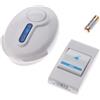 IRPot - CAMPANELLO CON TASTO WIRELESS E BASE CON PRESA