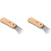 Pyugxab 2 Pz Installazione un Soffitto Spatola con Manico nel Legno Film Estensibile per Soffitto Pala Accessori per Saldatura Arpione, Piccolo