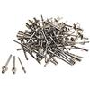 Valex Rivetti assortiti 100 Pz in alluminio. 4 diametri