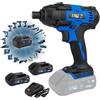 ENG PRO Avvitatore Ad Impulsi - Linea Professionale Monobatteria ONE4ALL - Da 1/4 A Batteria 180 Nm 1 Velocità 2800 rpm 2 Batterie 2.0 Ah Incluse - ENG PRO