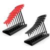 TEKTON Ball End Hex T-Handle Key Set with Stand, 21-Piece (5/64-3/8 in., 2-10 mm) | KTX92301