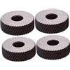 BESTonZON 4pezzi Ruota Godronata Lineare Ruota Diagonale Per Utensile Godronato in Acciaio Antiruggine e Resistente All'usura a Doppia Direzione Adatto a Varie Esigenze Di Lavorazione
