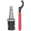 Jeanoko Portapinza Portapinza Acciaio Legato Resistente All'usura Elevata Durezza per Fresatrice CNC per Accessori Industriali M12 NT30 ER25