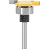 TECKEEN 1/4 di pollice gambo carburo T Slot Groove Top Bearing Spoilboard Surface Router Bit Set Lavorazione Del Legno Cutter Tool Kit