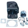 LIWaaGe Kit filtro olio guarnizione pistone cilindro da 42 mm for motoseghe CS 2141 2145 2150 EPA Hus 340 345 503870274, 503870276