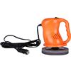 ERYUE Kit Lucidatrice per Auto Elettriche 40 W con 2 Cuscinetti, Tampone per Cera a Basso Rumore Lucidatura e Ceratura di Dettagli Auto, Adatto a Tutte le 12 V (Arancia)