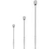 TEKTON 1/4, 3/8, 1/2 Inch Drive Long Ratchet Set, 3-Piece (9, 12, 18 in.) | SRH99003
