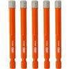 BGTEC Punte Elicoidali Diamantate a Secco con Attacco Esagonale a Cambio Rapido per Gres Porcellanato Mattone in Marmo Ceramico 5 pezzi Diametro 8 mm